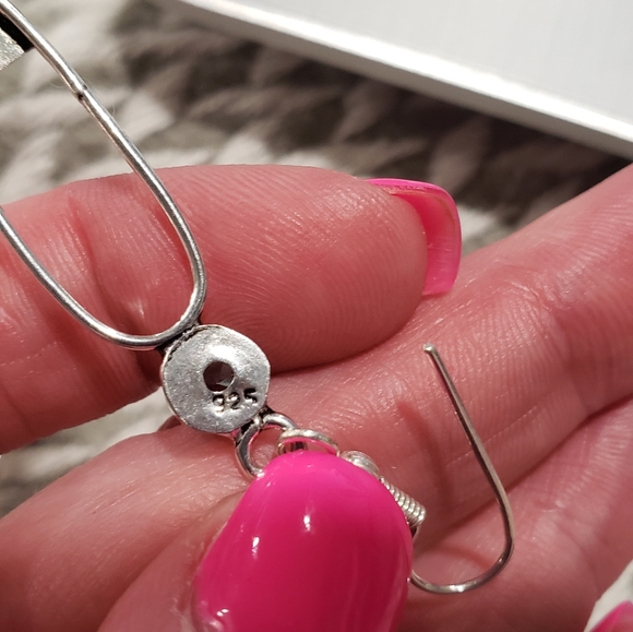 Swiss Blue Quartz Gemstone 925 Silver Earrings - Picture 5 of 10